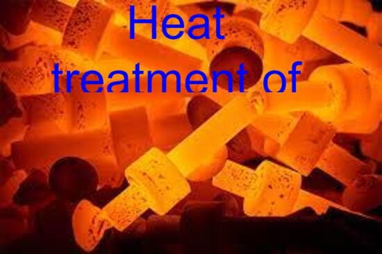 Heat treatment of a36 steel