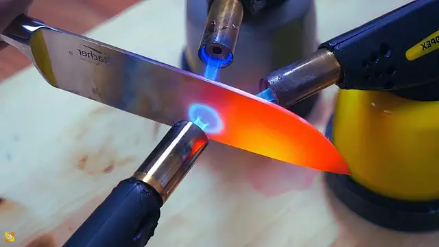How to prepare a knife blade for heat treat